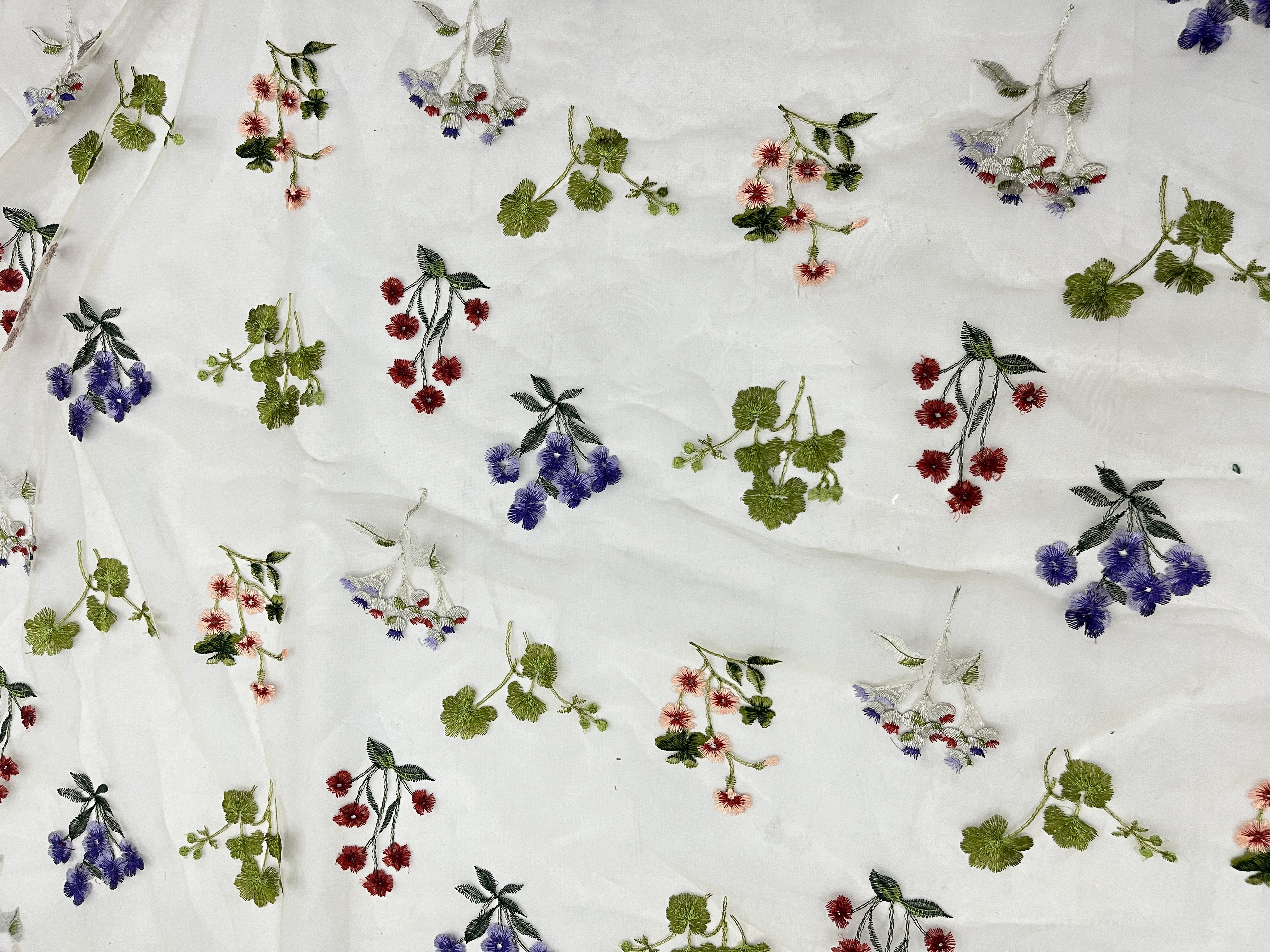 New Styles colorful embroidery and plain embroidery HKC10184  embroidery fabric,fashion embroidery fabric,textile