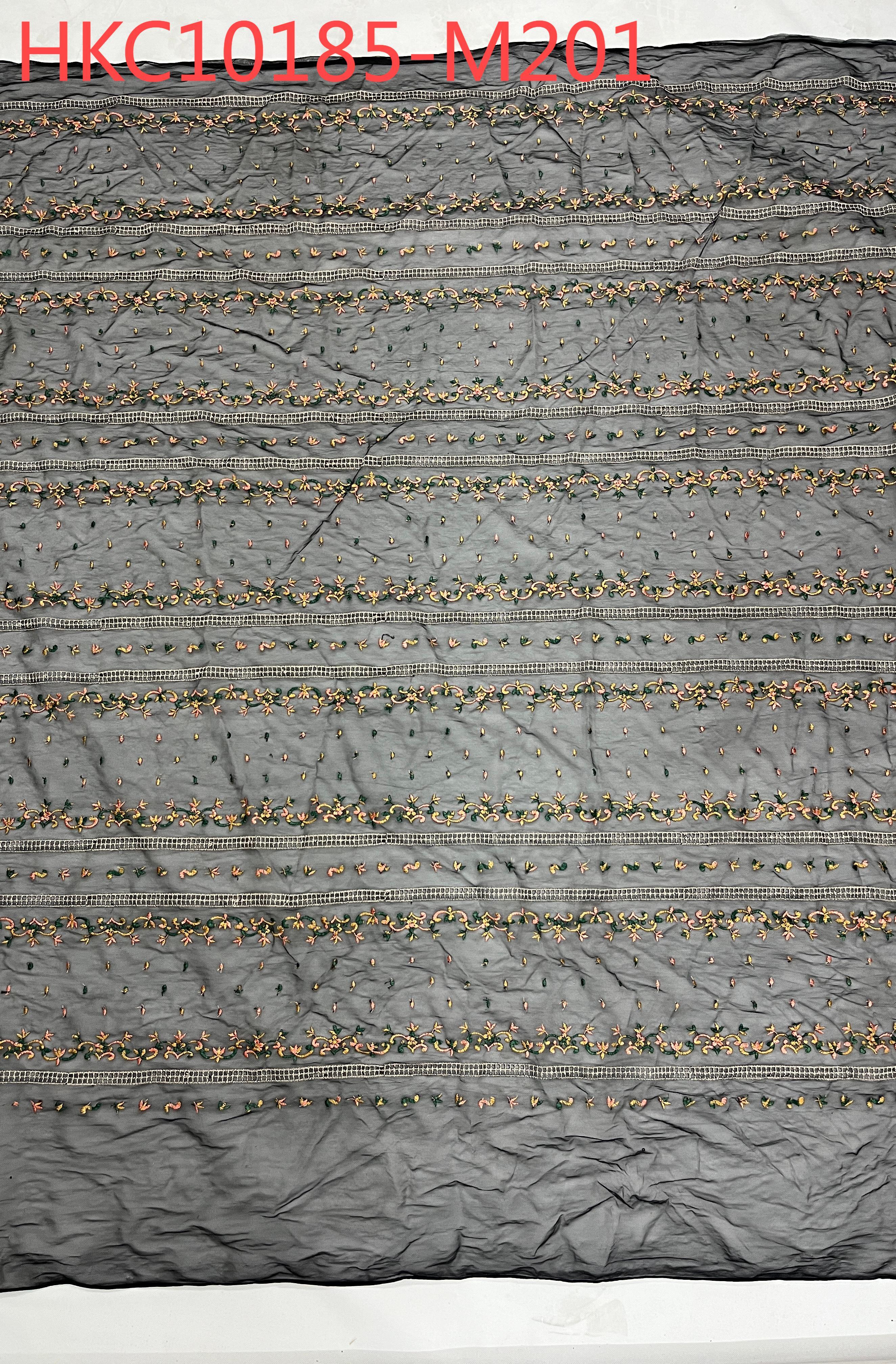 Vibrant Hues Embroidered Plain Textile Designs HKC10185  embroidery fabric,fashion embroidery fabric,textile