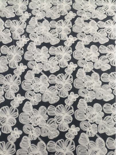 Striking design colling embroidery with flowers pattern HKD10162  Colling embroidery,Nice colling embroidery