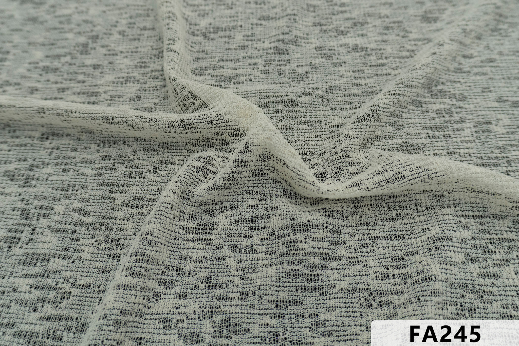 Simple Wrinkle Fabric Embroidery FA245  sequins embroidery factory