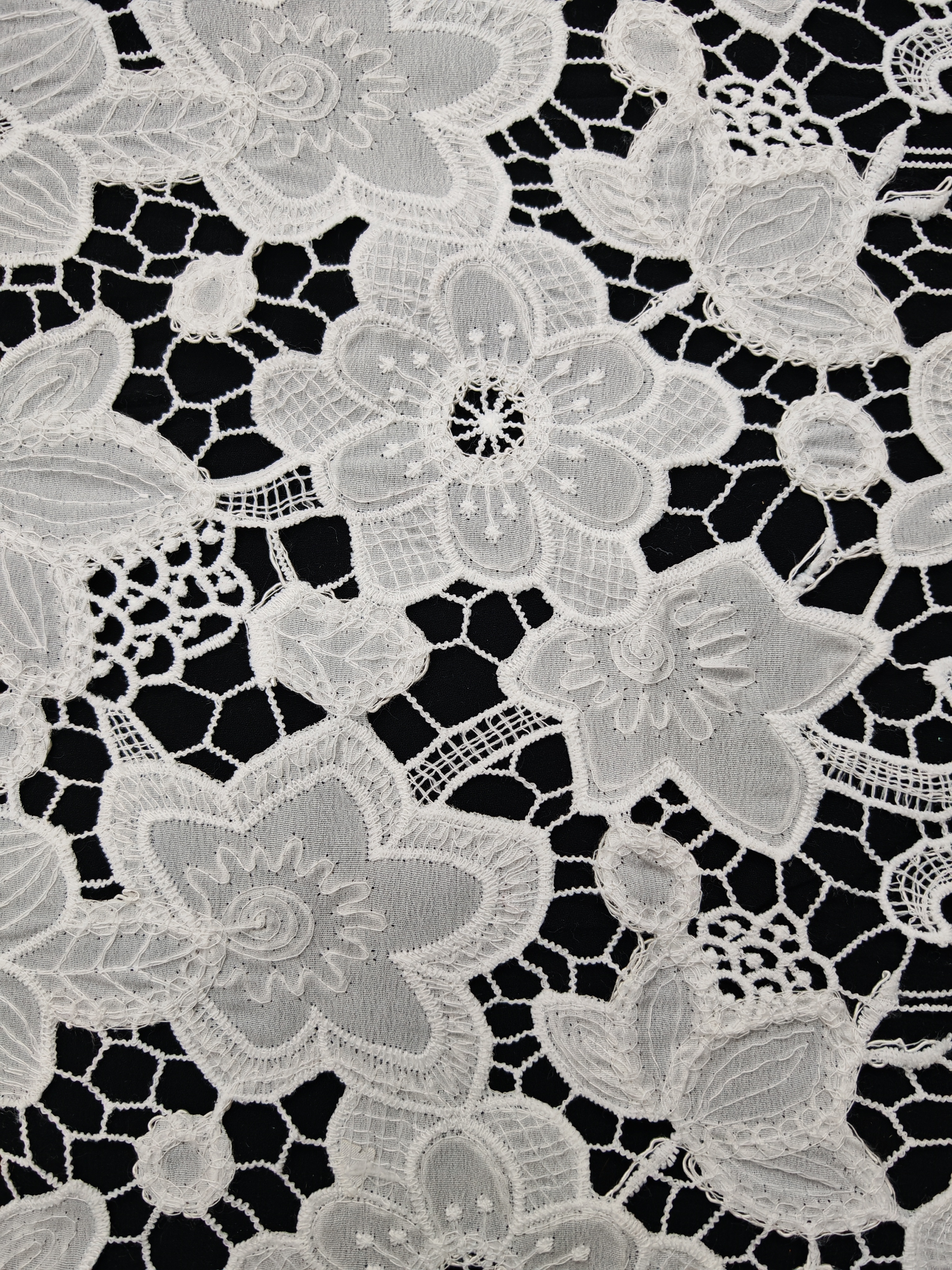 Hollow Flower Pattern With Cording And Laser Cutting Embroidery HKH10234 Laser Cutting Embroidery Lace,wedding dress fabric,chiffon fabric