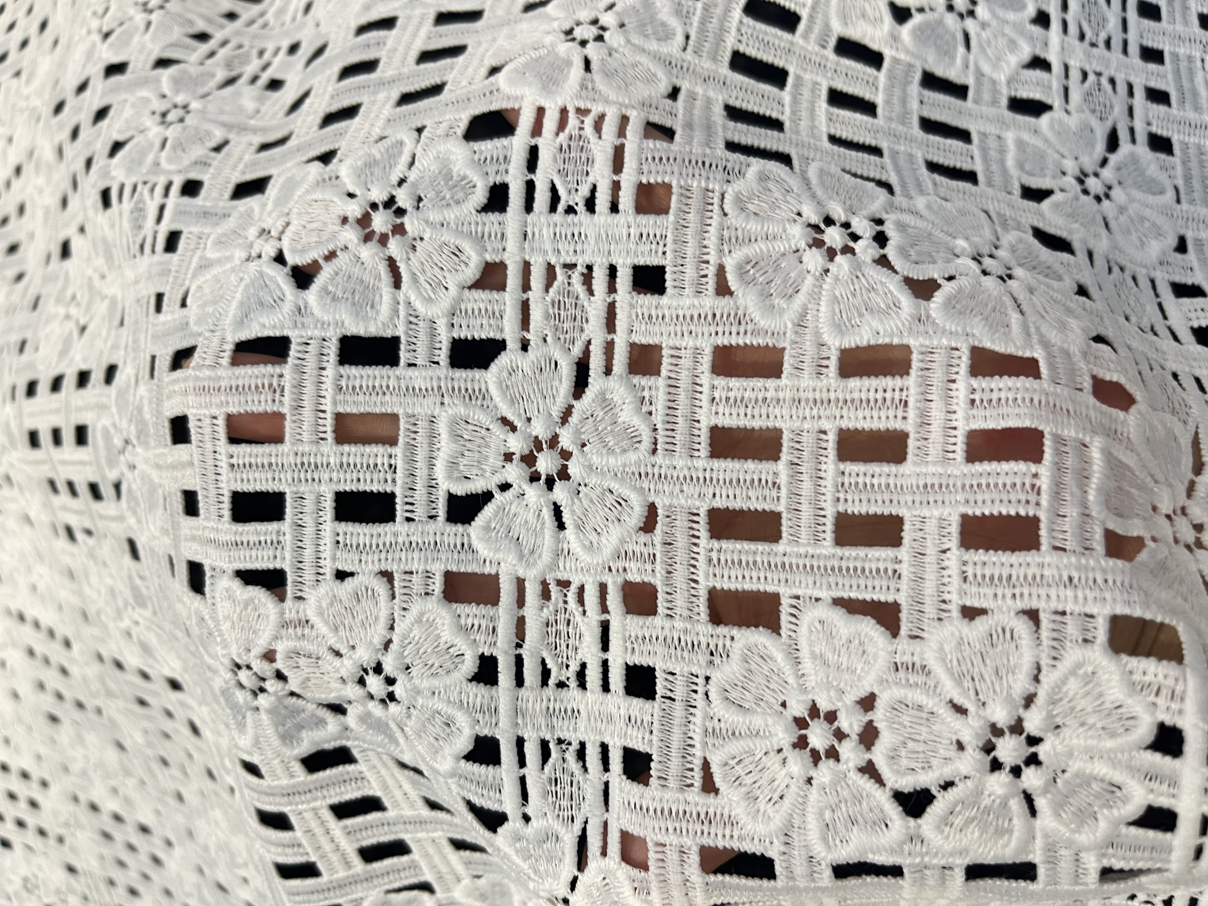 White Imitation weaving Pattern With Chemical Embroidery HKS11279  embroidery fabric,fashion embroidery fabric,textile