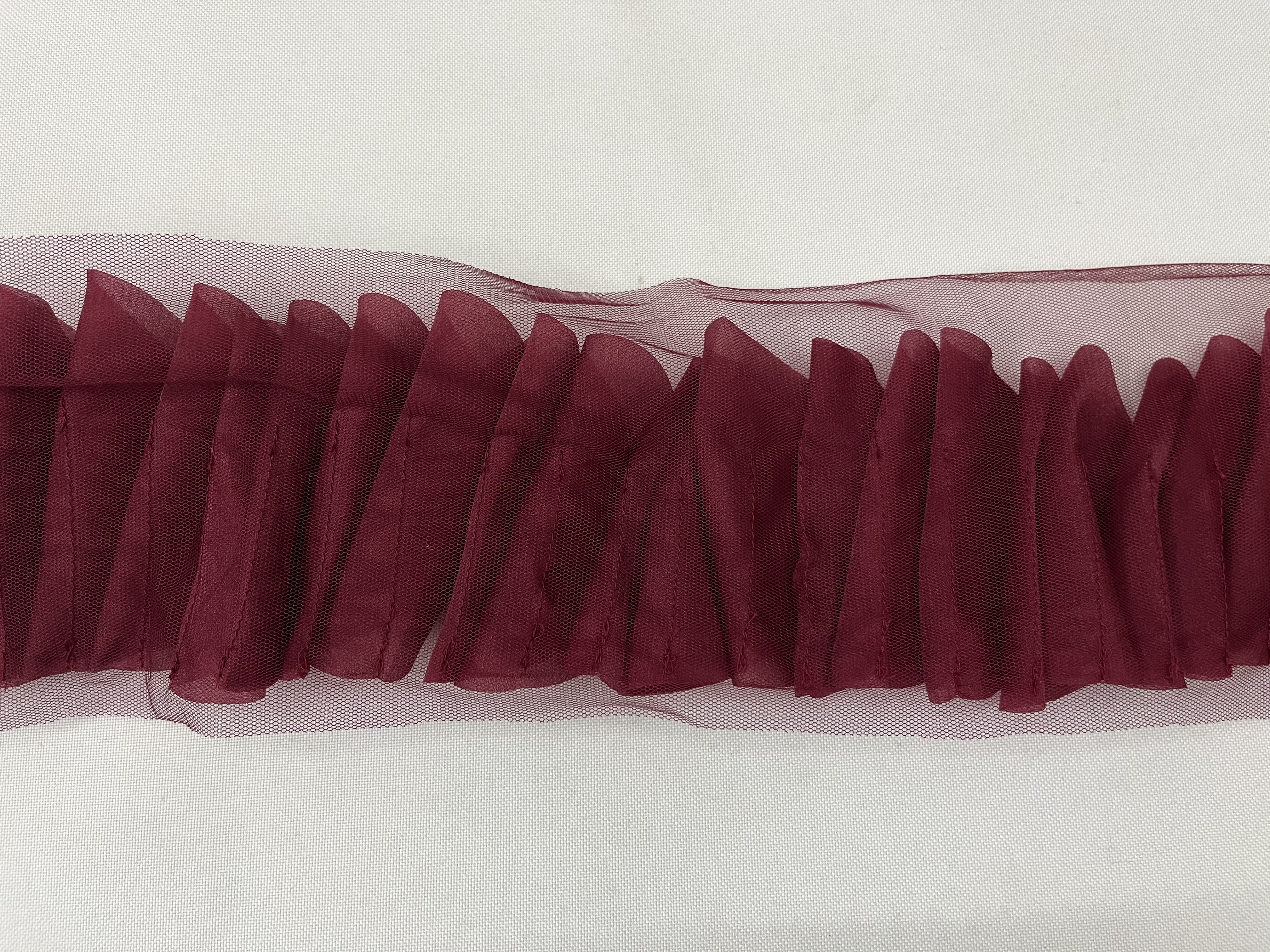 High Quality Wholesale Red Trim Breathable Soft Fabric Durable Textile CL-008-5 sequins embroidery factory