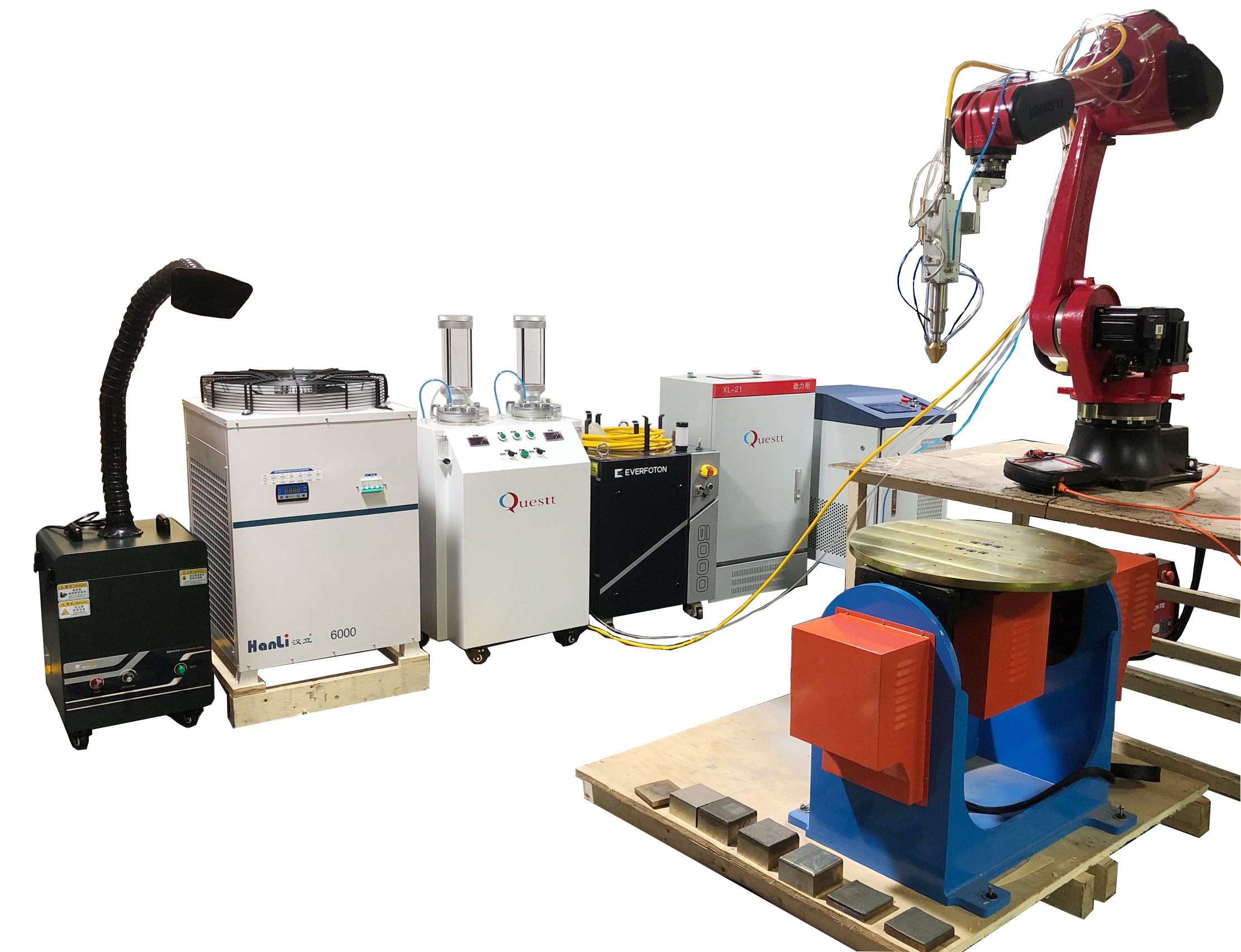 1000W 2000W 3000w Fiber Laser Cladding Machine Laser Powder Feeder Conveyor  