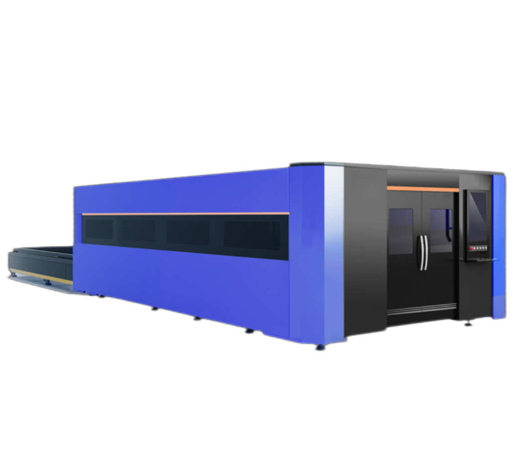 High Power Fully Enclosed Cover And Exchange Table Fiber Laser Cutting Machine  