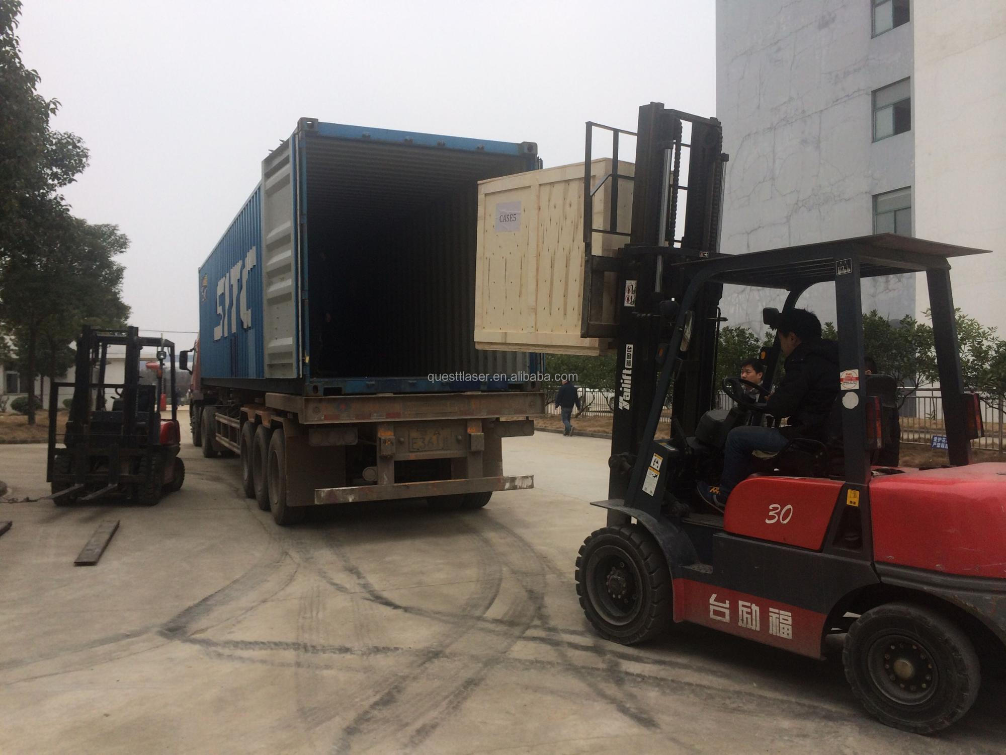 1000 watts high precision laser cutting metal shapes machine  