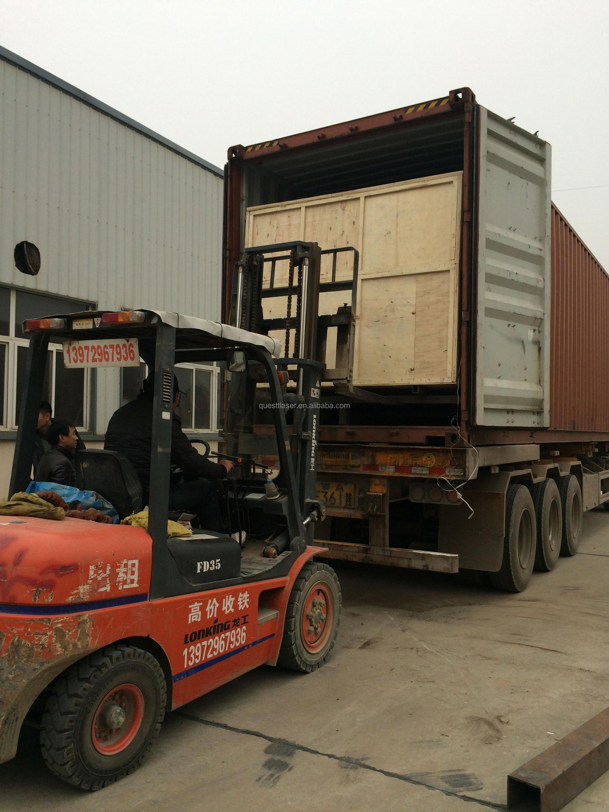 1000 watts high precision laser cutting metal shapes machine  