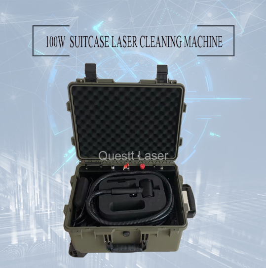 100w Suitcase Portable Fiber Laser Cleaning Machine  