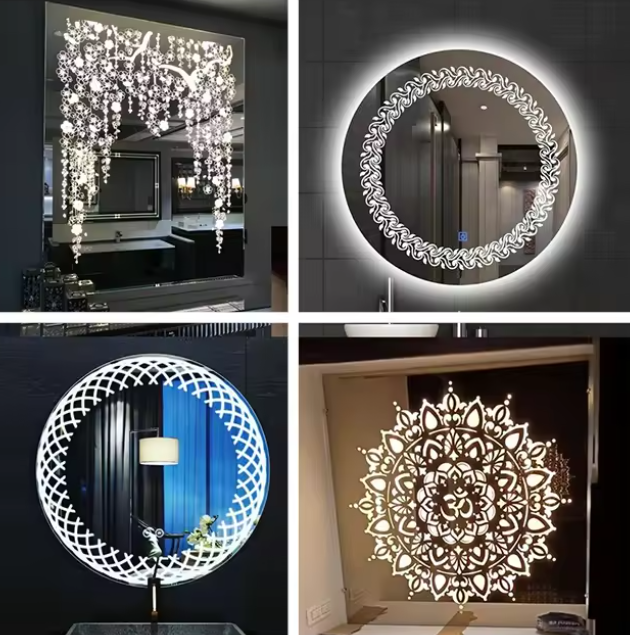 CNC Smart Led Mirror Glass Laser Sandblasting Machine  