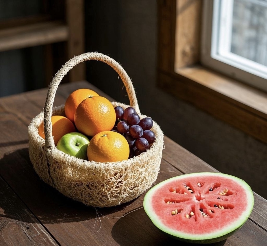 10-Second Hack: Turn a Luffa into a Viral Storage Basket (Yes, Really!)