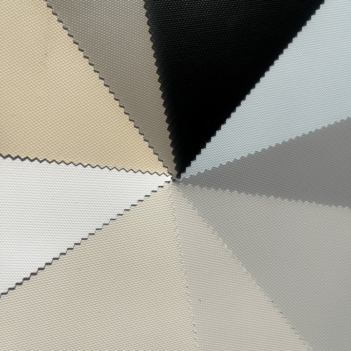 Fireprof PVC fiberglass blackout Fabric for roller blinds MKPF 7628