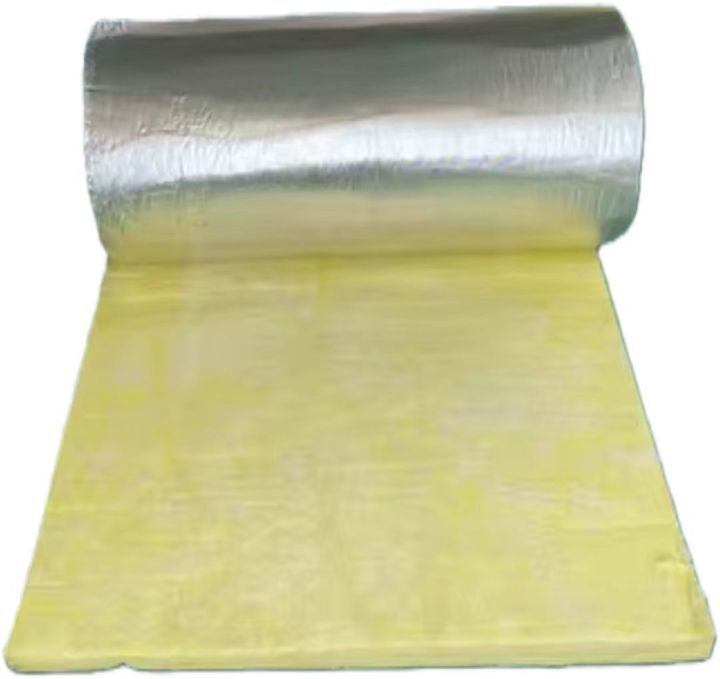 BOYOU Insulation 0.040 W/mk Workshop FSK Faced Insulating Glasswool Roll Fibreglass Wool Insulation Rolls Glass Wool Blanket  