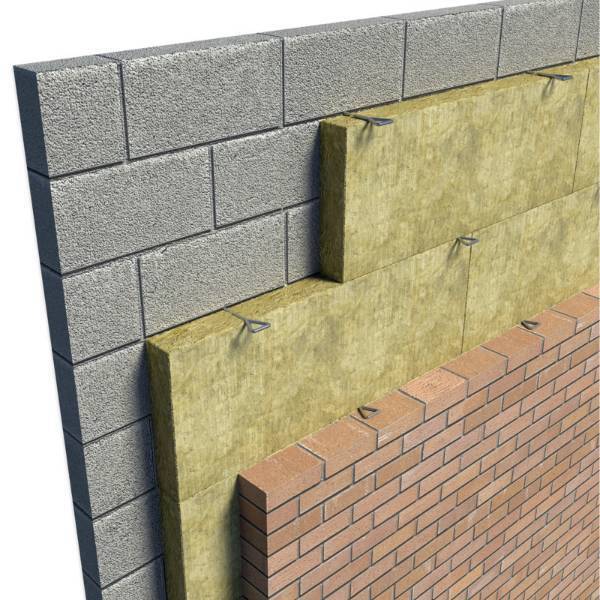 factory price thermal insulation fireproofing external wall insulation 80kg/m3 rock stone mineral wool board slab sheet sale  
