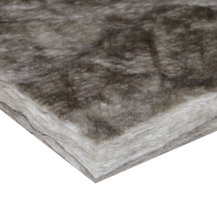 Black color smooth acoustic fiberglass mineral wool sound absorption acoustic ceiling panel for office  