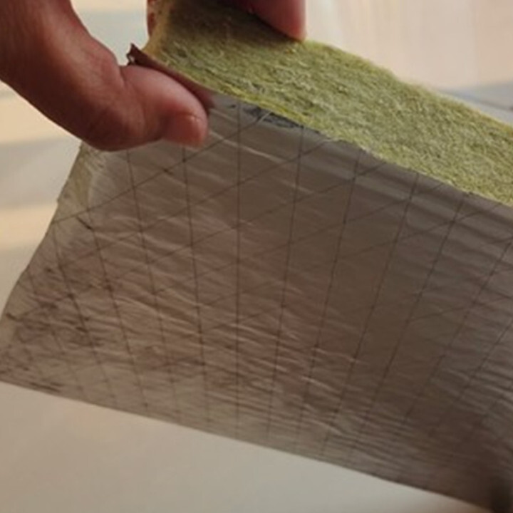 OEM 15-25mm thickness 50-200kg thermal insulation rock wool slab  