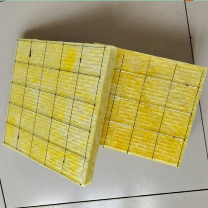OEM fireproof waterproof metal building insulation 1000mm width 48kg/m3 64kg/m3 100mm metal sandwich panel glass wool board  