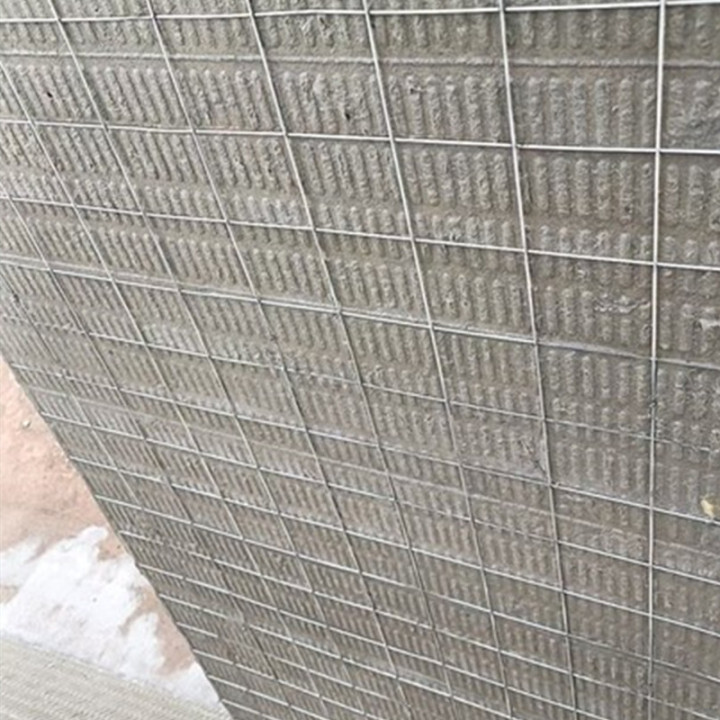 OEM material wire mesh 50-200kg 50-180mm thickness roof thermal insulation rock wool panel   