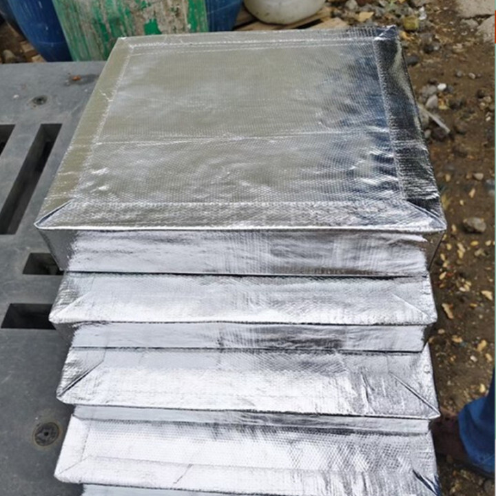 OEM wrapped Aluminum foil fireproof waterproof metal building insulation 1000mm width 48kg/m3 64kg/m3 100mm metal glass wool board  