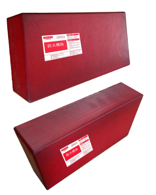Cable trays & pipelines fireproof foam block