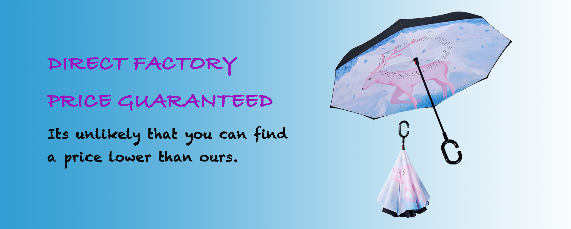 Dual-Color Golf Umbrella