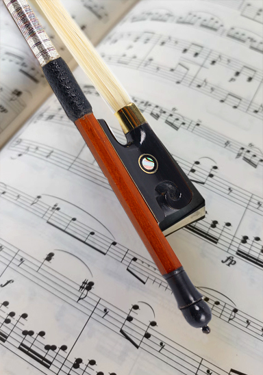 4/4 Snakewood Viool Boog Letterwood Barokke Stijl Uitwaartse hout Natuurlijke Boog Paard Haar