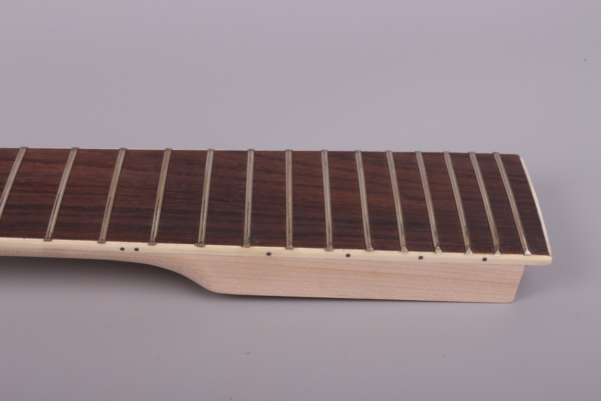 Yinfente New electric guitar neck Paddle headstock 22 fret 24 3 4 inch maple rosewood fretboard For LP Style