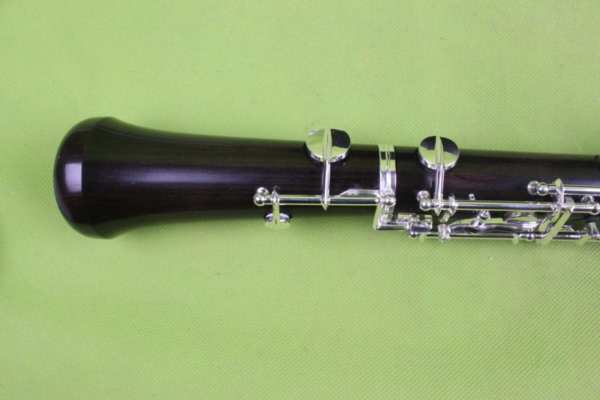 New Oboe C key Ebonite Wood 3rd Octave left F Resonance F with Oboe Case 