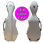 4/4 Full Size Violin Case Carbon Fiber Violin Box Strong light Violin Cases Carry protect Violin