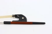 3/4 Upright Bass Bow Brazil wood German Bow High Handle Ebony Frog Natural Bow Hair