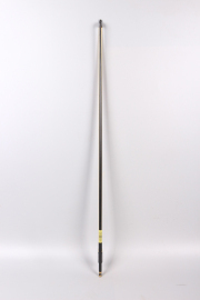 4/4 Violin Bow Braided Carbon Fiber Ebony Round Stick Straight Natural Bow Hair