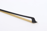 4/4 Violin Bow Braided Carbon Fiber Snakewood Frog Round Stick Straight Natural Bow Hair