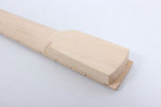 Unfinished Electric guitar Neck 24Fret Maple Fretboard Locking Nut scalloped Guitar Neck Unfinished 25.5inch