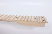 Unfinished Electric guitar Neck 24Fret Maple Fretboard Locking Nut scalloped Guitar Neck Unfinished 25.5inch