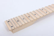 Unfinished Electric guitar Neck 24Fret Maple Fretboard Locking Nut scalloped Guitar Neck Unfinished 25.5inch
