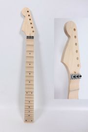 Unfinished Electric guitar Neck 24Fret Maple Fretboard Locking Nut scalloped Guitar Neck Unfinished 25.5inch