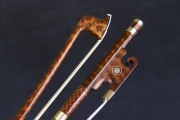 Violin Bow 4/4 Snakewood Straight Pretty inlay High Quality Flower Inlay Straight Natural Bow Hair