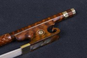 Violin Bow 4/4 Snakewood Straight Pretty inlay High Quality Flower Inlay Straight Natural Bow Hair