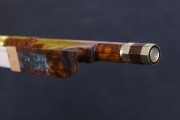 Violin Bow 4/4 Snakewood Straight Pretty inlay High Quality Flower Inlay Straight Natural Bow Hair