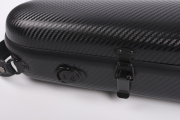 4/4 Full Size Violin Case Carbon Fiber Violin Cases Black Strong Light Protect Violin Yinfente
