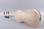 4/4 White unfinished violin 5String Violin Kit Flame maple violin Unglued Violin Top Hand Made DIY Violin