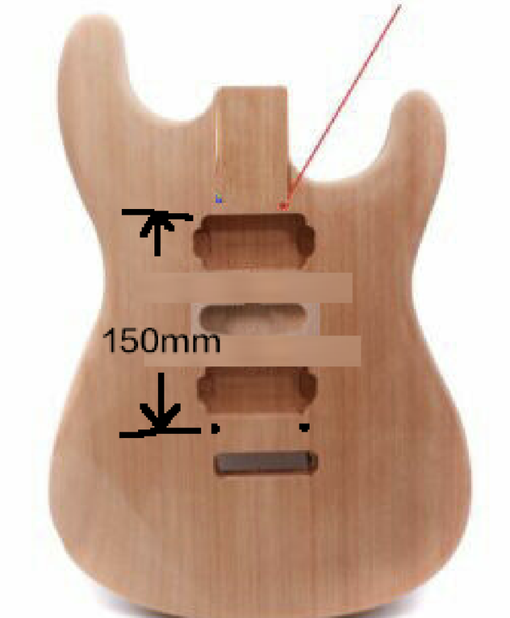 hsh telecaster body