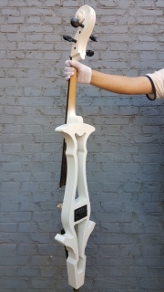 Yinfente White 4/4 Electric Cello Silent Solid wood professional Cello Free Soft Bag Bow #EC3