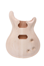 DIY Guitar Kit Guitar Neck 24fret 24.75inch Mahogany Maple Cap Rosewood fretboard PRS style Bird Inlay