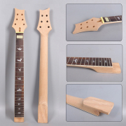 DIY Guitar Kit Guitar Neck 24fret 24.75inch Mahogany Maple Cap Rosewood fretboard PRS style Bird Inlay
