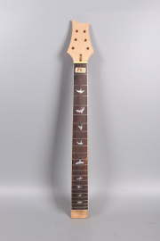 DIY Guitar Kit Guitar Neck 24fret 24.75inch Mahogany Maple Cap Rosewood fretboard PRS style Bird Inlay