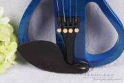 New electric violin Solid wood Ebony Violin Fittings Blue Color 5 string violin professional Sound