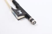 4/4 Carbon Fiber Violin Bow full size violin bows natural bow hair Straight bow ebony frog