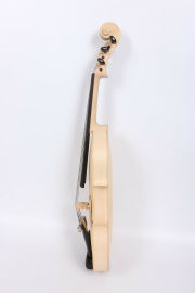 New White Violin 4/4 Full Size Violin Unfinished 6 string violin with violin kit violin bow violin case