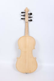 New White Violin 4/4 Full Size Violin Unfinished 6 string violin with violin kit violin bow violin case