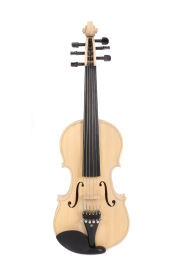 New White Violin 4/4 Full Size Violin Unfinished 6 string violin with violin kit violin bow violin case